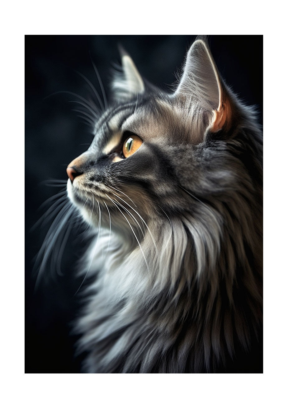 猫のアートポスター原画のみ