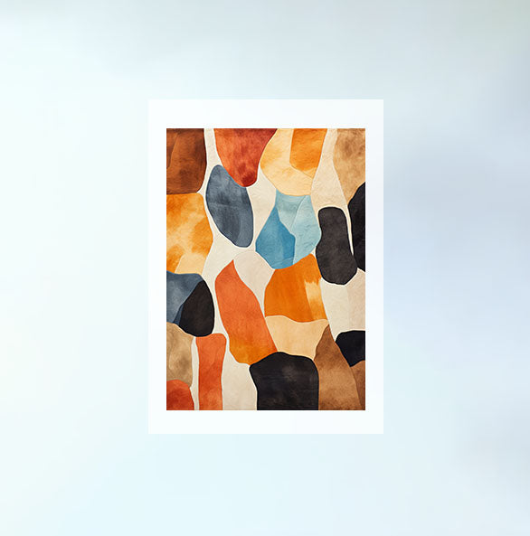 牛のアートポスター原画のみ設置イメージ