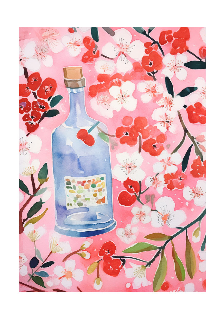 桜のアートポスター原画のみ