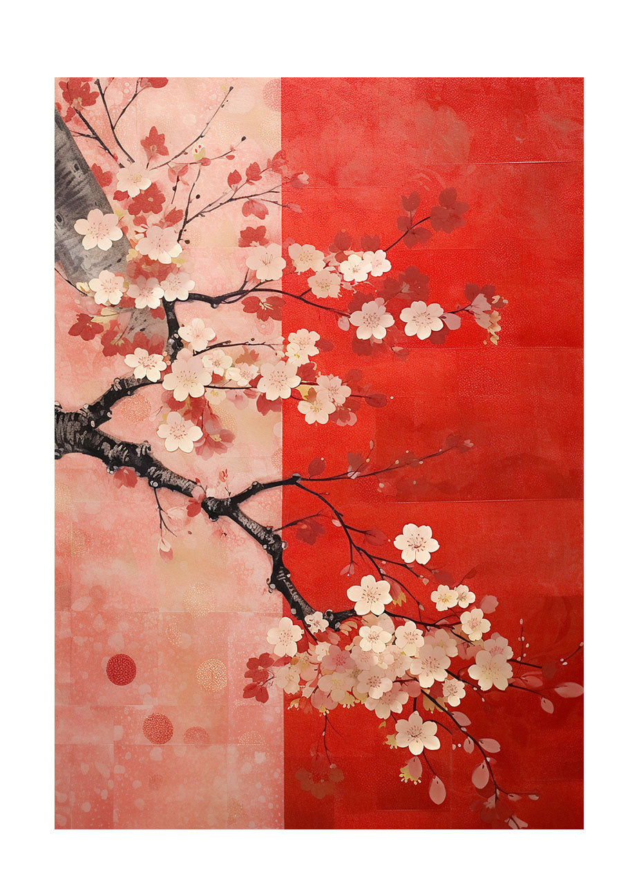 桜のアートポスター原画のみ