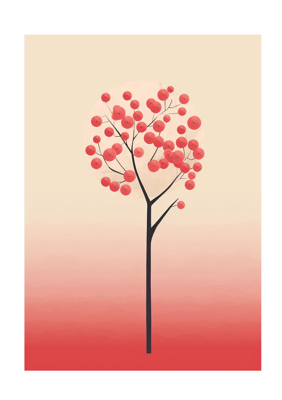 桜のアートポスター原画のみ