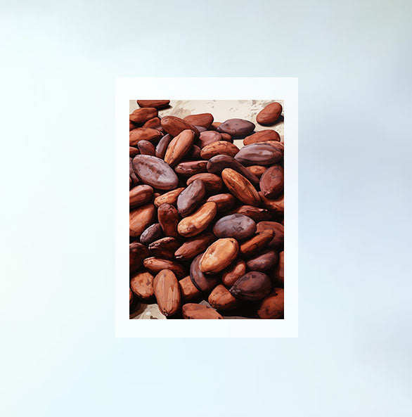 チョコレートのアートポスター原画のみ設置イメージ