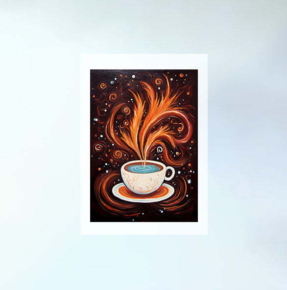 チョコレートのアートポスター原画のみ設置イメージ