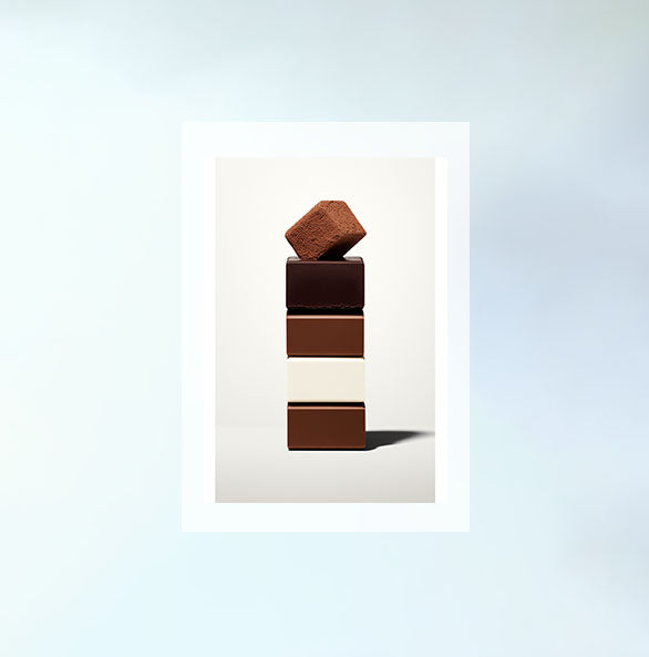 チョコレートのアートポスター原画のみ設置イメージ