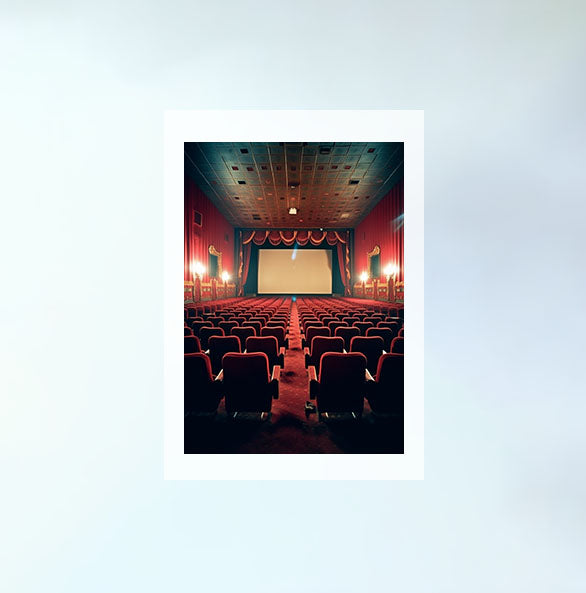 映画館のアートポスター原画のみ設置イメージ