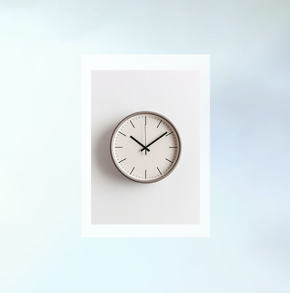 時計のアートポスター原画のみ設置イメージ