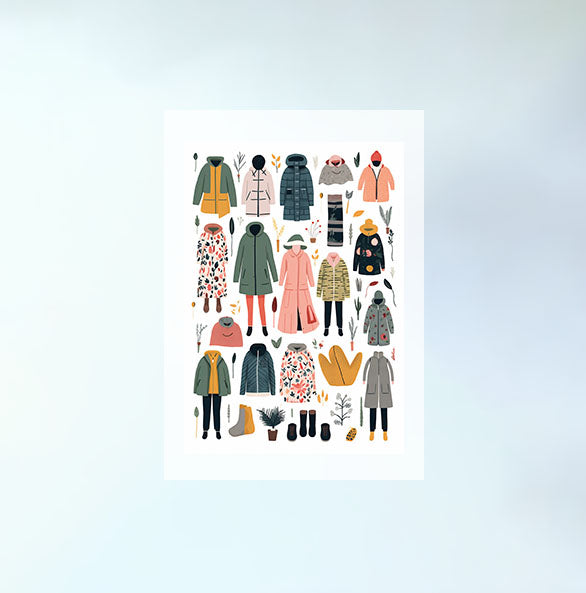 着物のアートポスター原画のみ設置イメージ