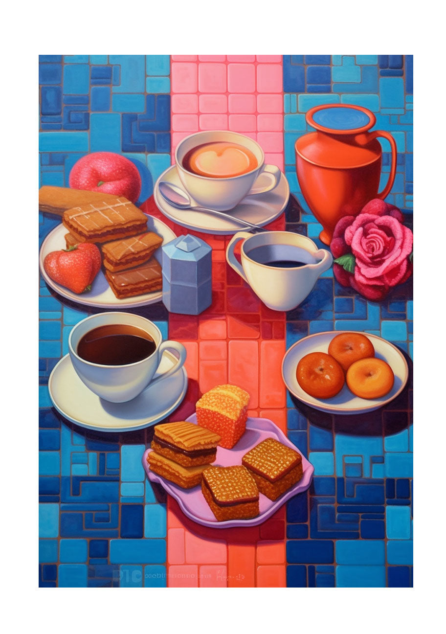コーヒーベルトのアートポスター原画のみ