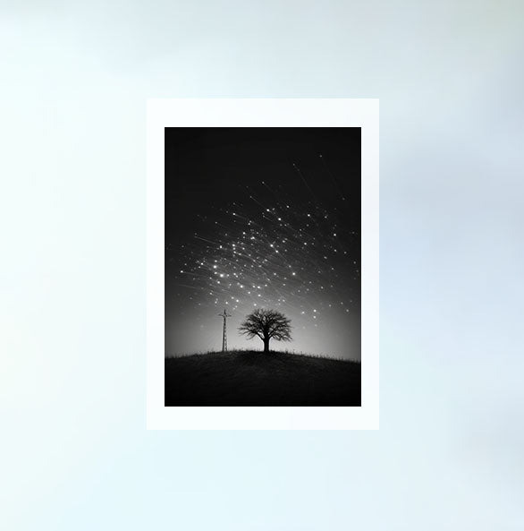 星座のアートポスター原画のみ設置イメージ