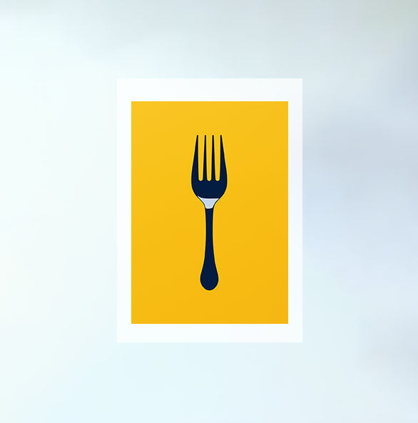 カレーのアートポスター原画のみ設置イメージ