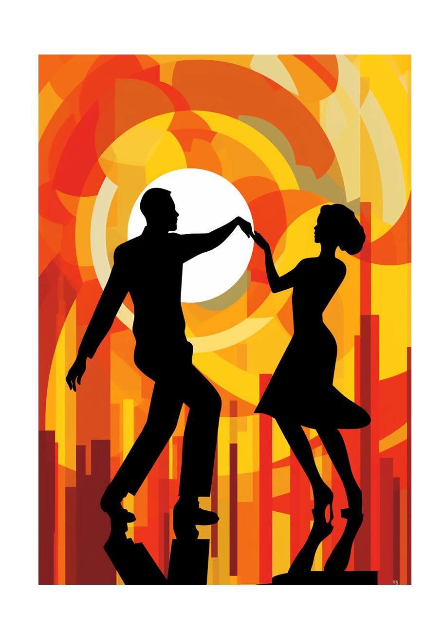 ダンスのアートポスター原画のみ