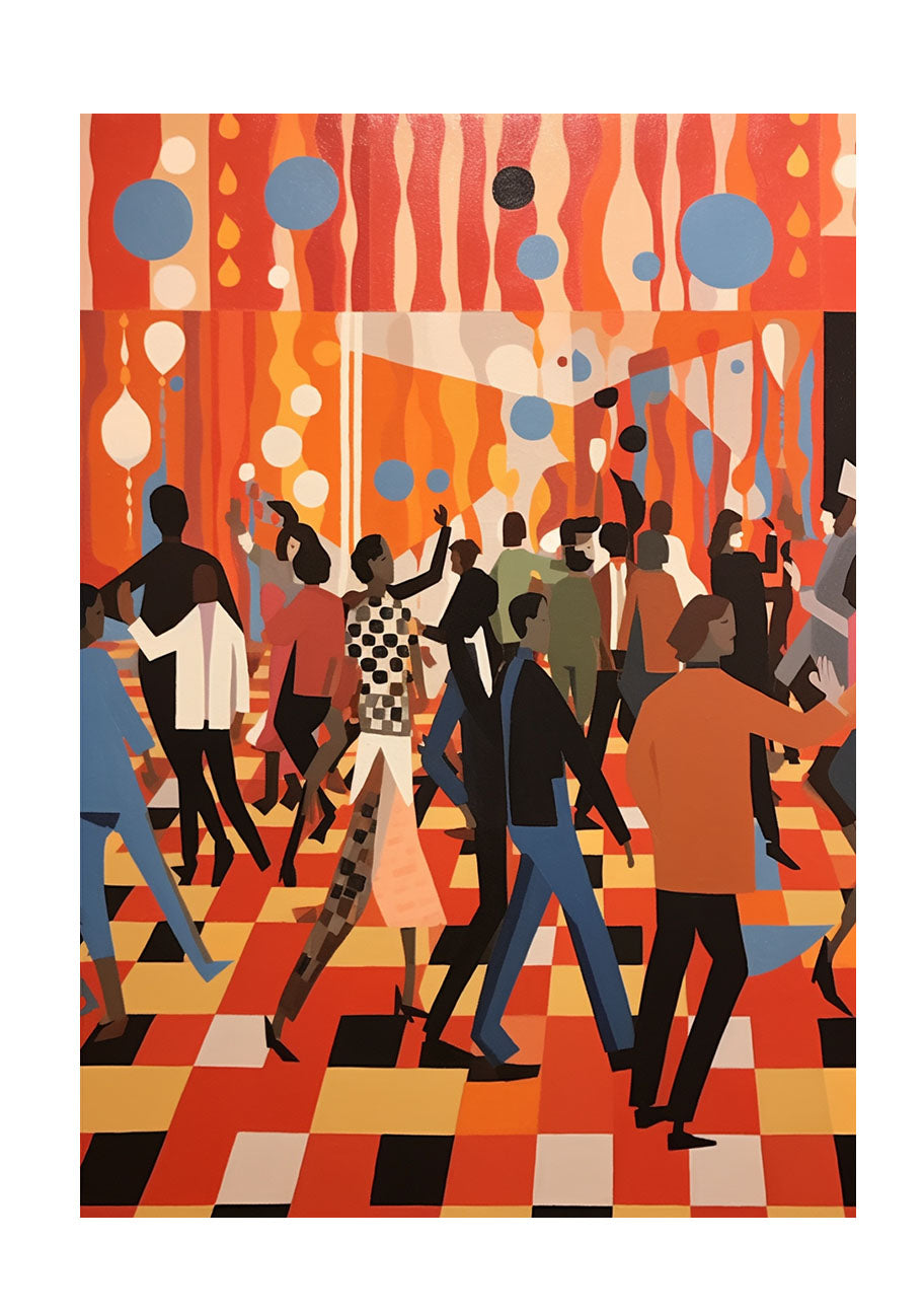 ダンスのアートポスター原画のみ