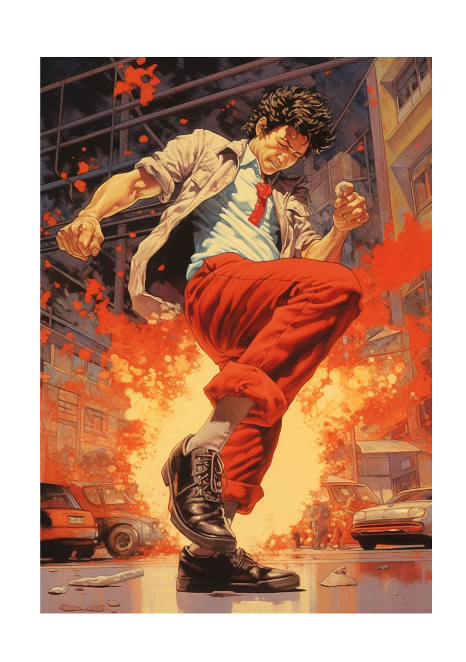 ダンスのアートポスター原画のみ