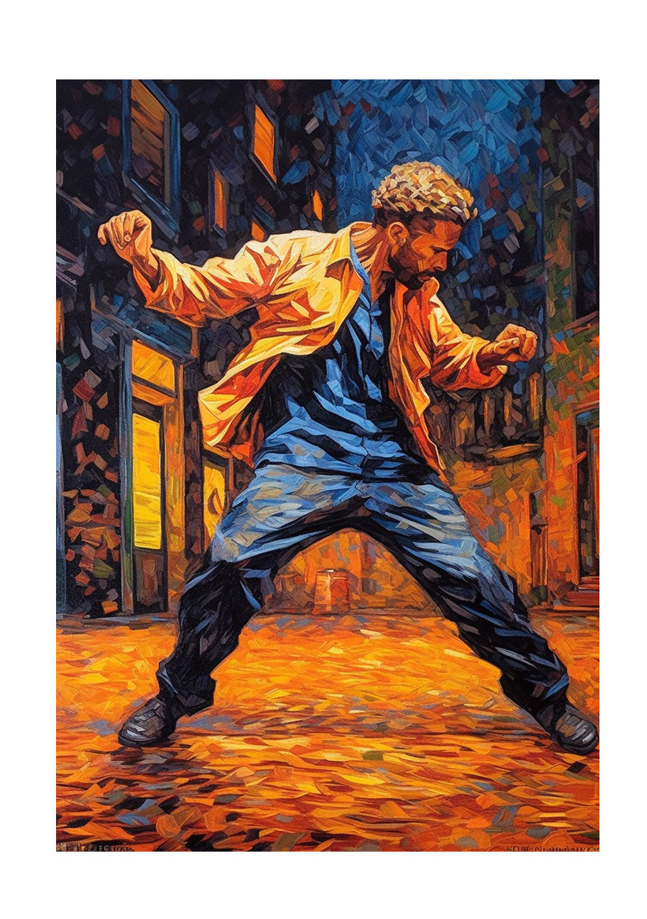 ダンスのアートポスター原画のみ
