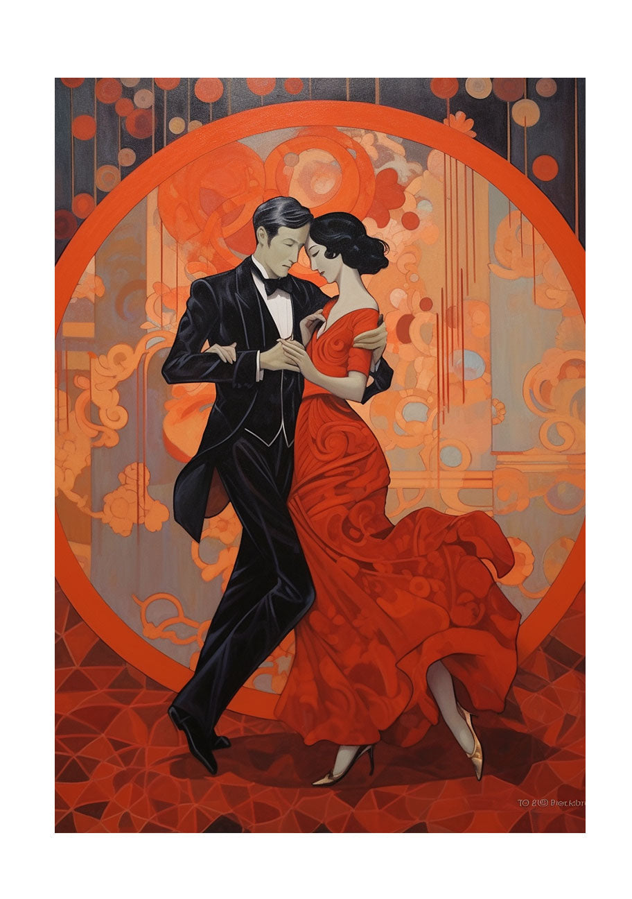 ダンスのアートポスター原画のみ