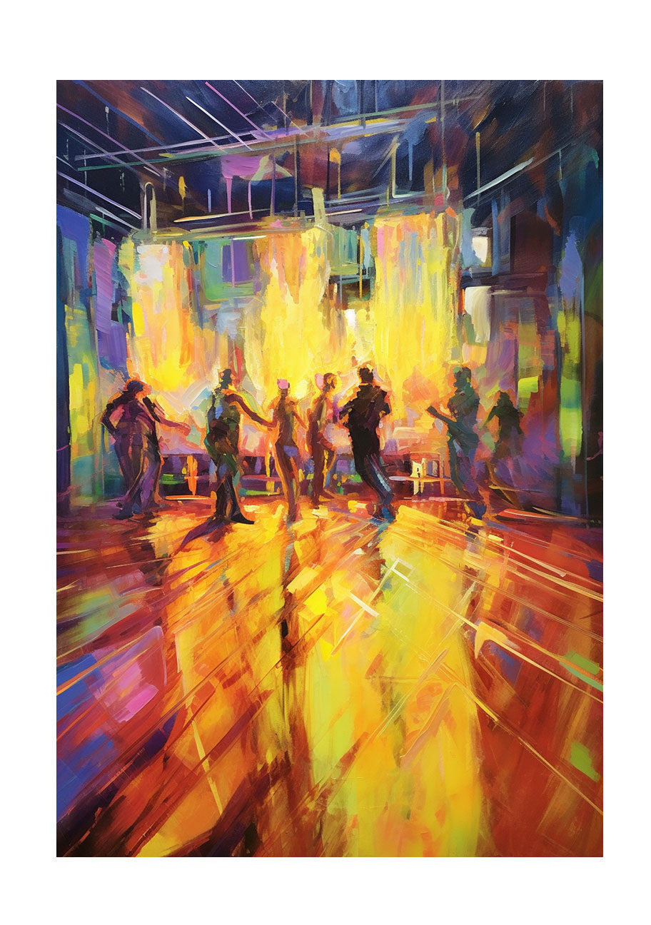 ダンスのアートポスター原画のみ