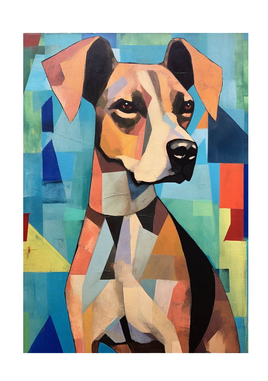 犬のアートポスター原画のみ