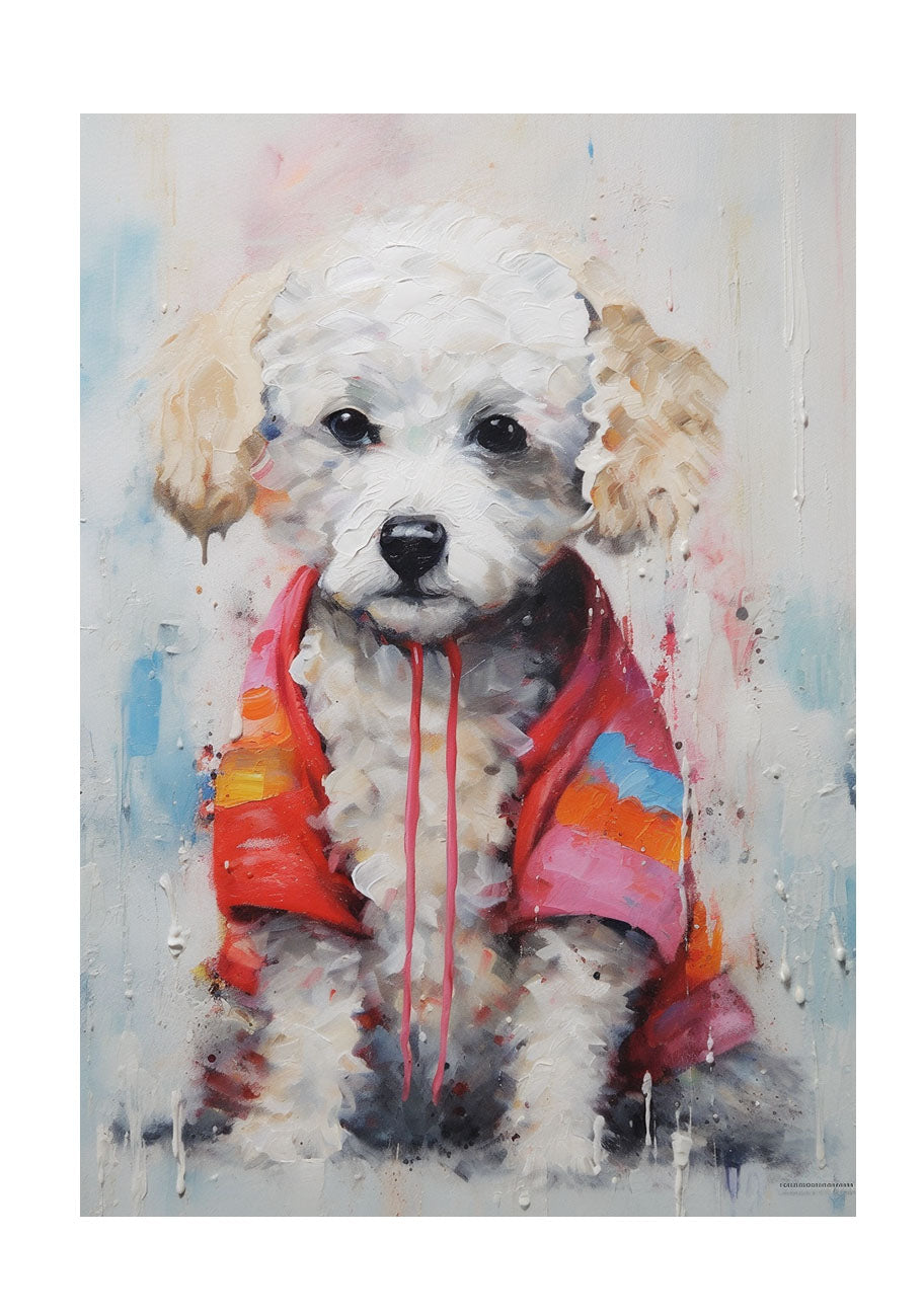犬のアートポスター原画のみ