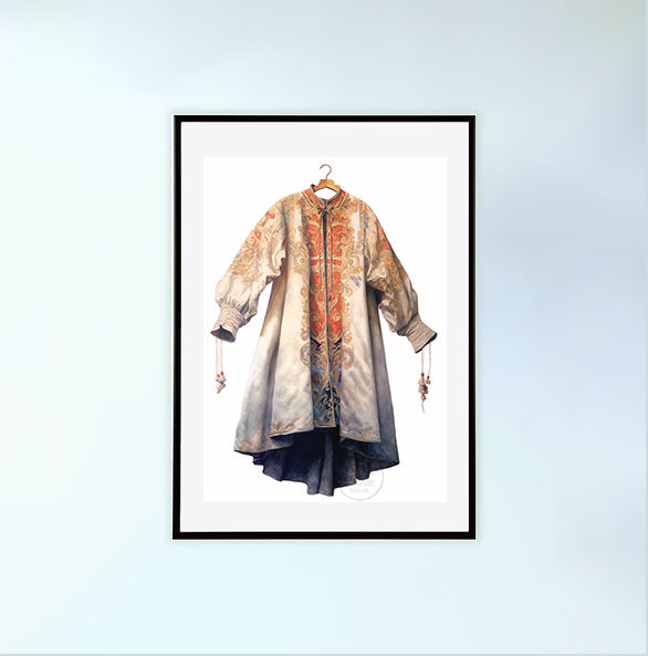 ファッションのアートポスター黒フレームあり