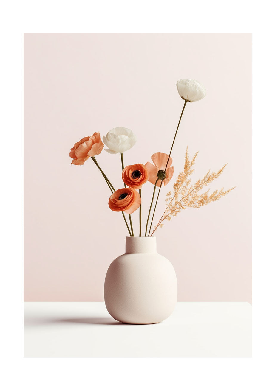 春の花のアートポスター原画のみ