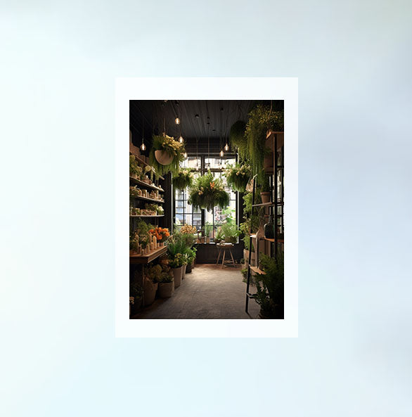 春の花のアートポスター原画のみ設置イメージ