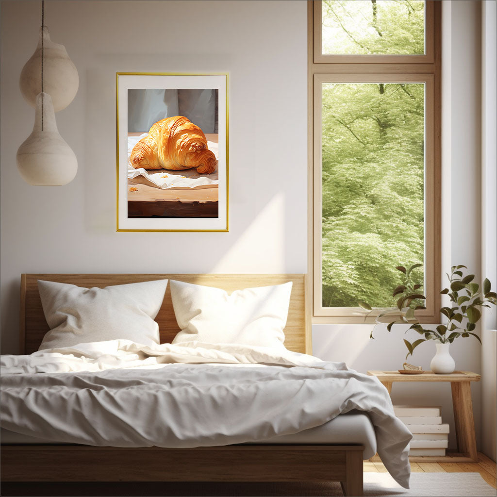 フランスのアートポスター寝室配置イメージ