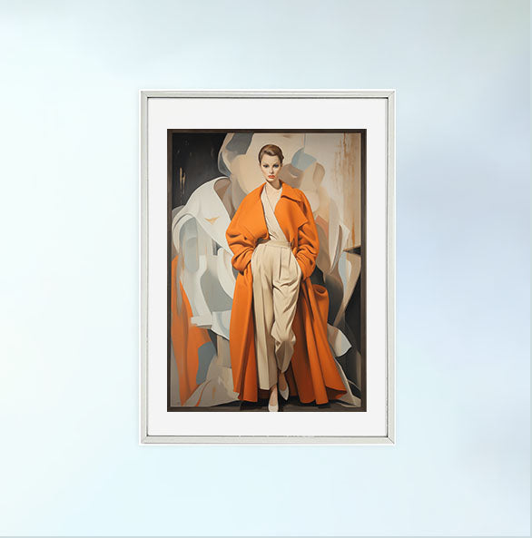 フランスのアートポスター銀フレームあり