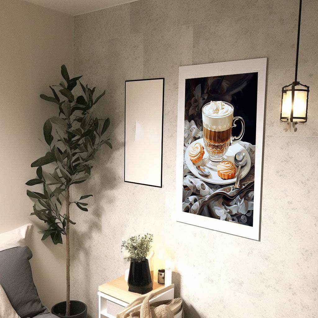 フランスのアートポスター廊下配置イメージ