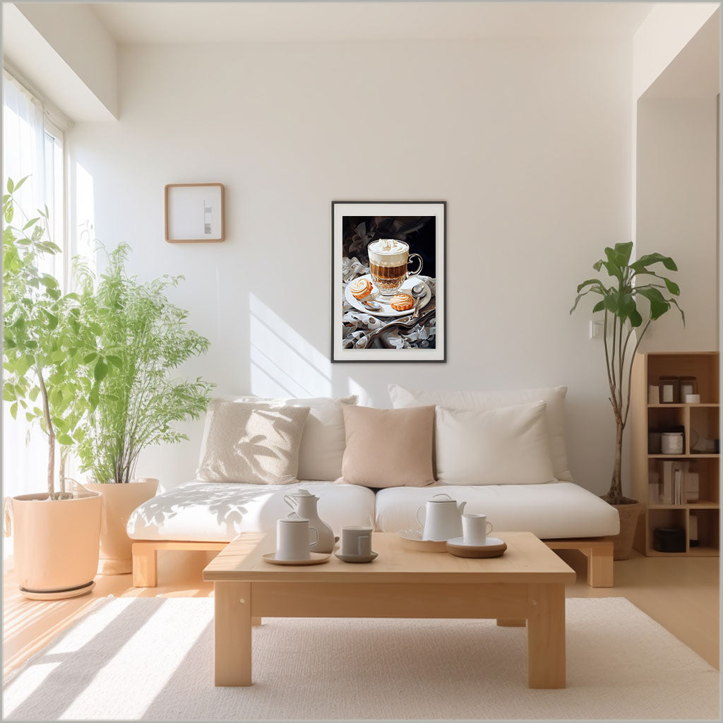 フランスのアートポスターリビング配置イメージ