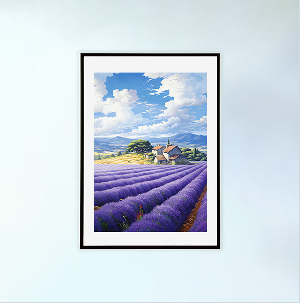 フランスのアートポスター黒フレームあり