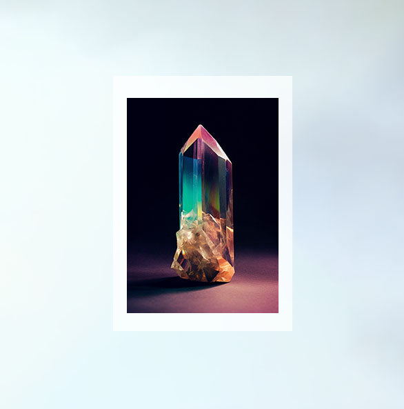 宝石のアートポスター原画のみ設置イメージ