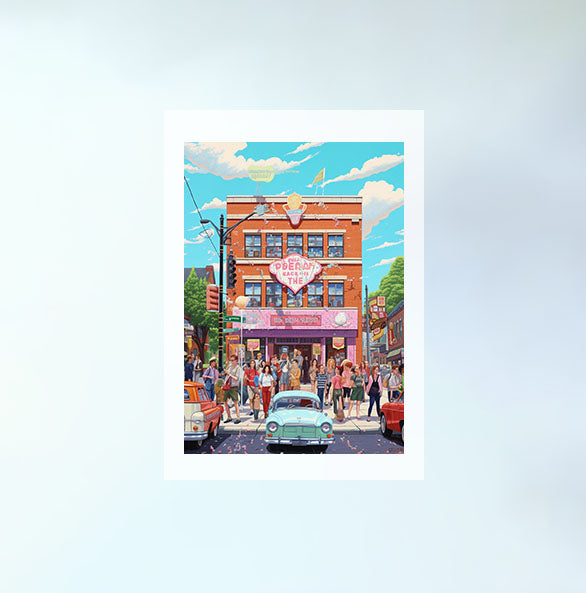 グラフィックのアートポスター原画のみ設置イメージ