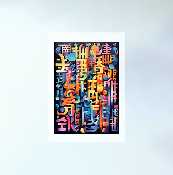 グラフィックのアートポスター原画のみ設置イメージ