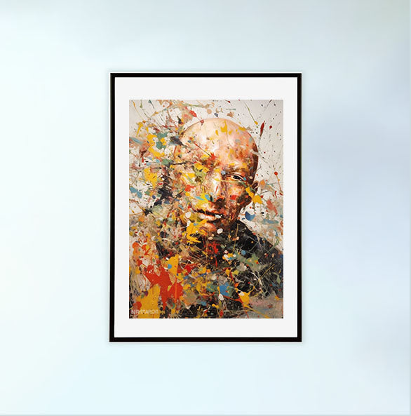 グラフィックのアートポスター黒フレームあり