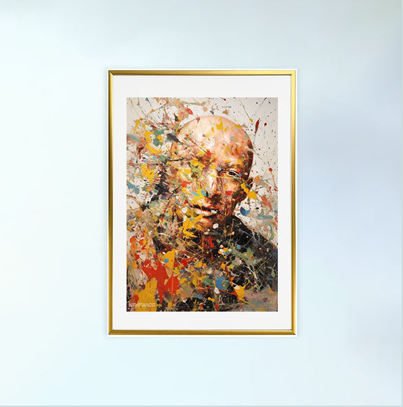 グラフィックのアートポスター金フレームあり