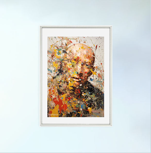 グラフィックのアートポスター銀フレームあり