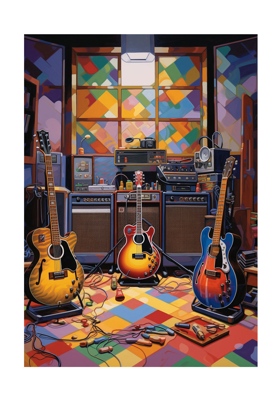 ギターのアートポスター:guitar_1307 / 音楽・芸術__のポスター画像