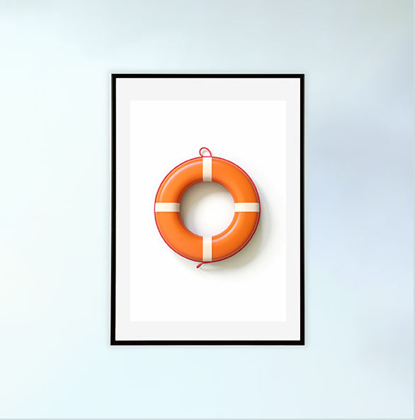 ジムのアートポスター黒フレームあり