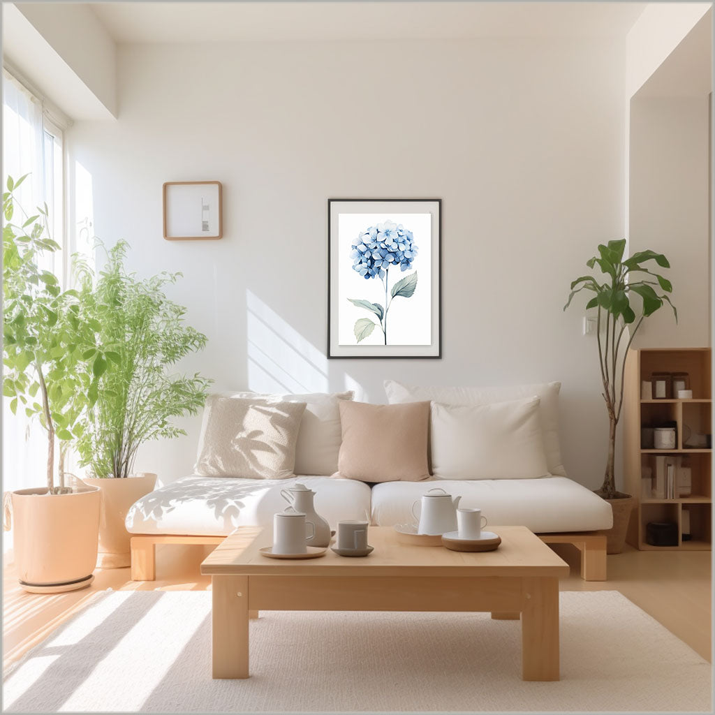 ジムのアートポスターリビング配置イメージ