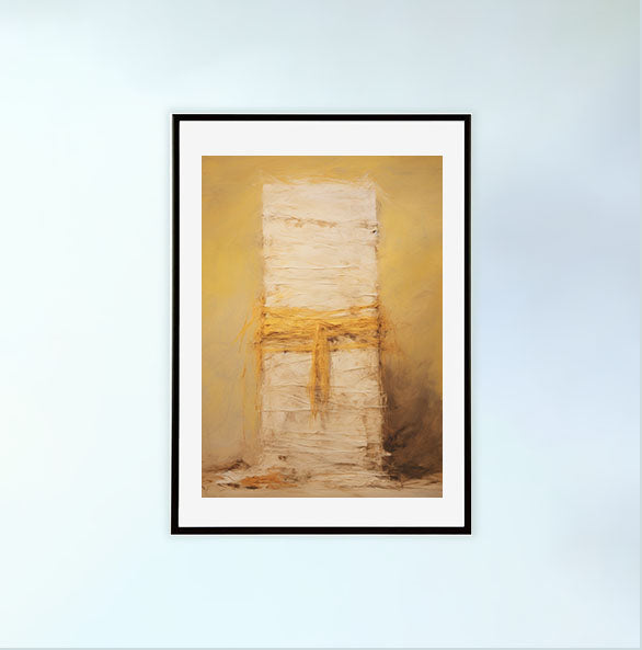 ハロウィンのアートポスター黒フレームあり