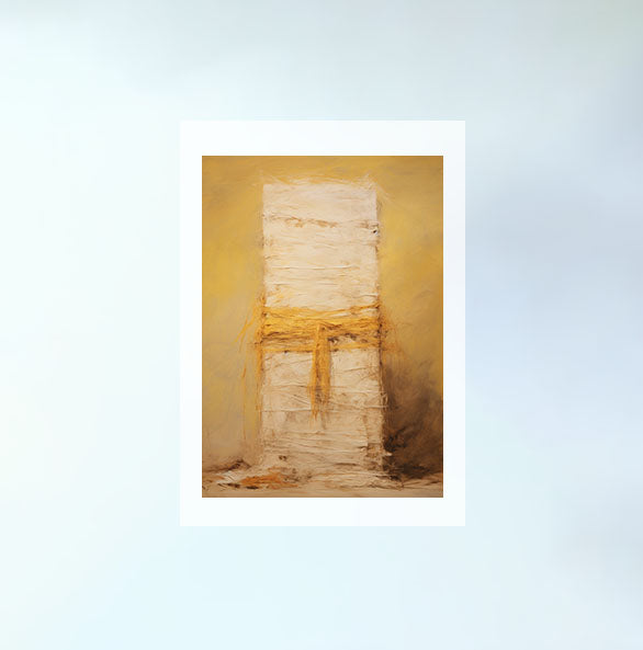 ハロウィンのアートポスター原画のみ設置イメージ