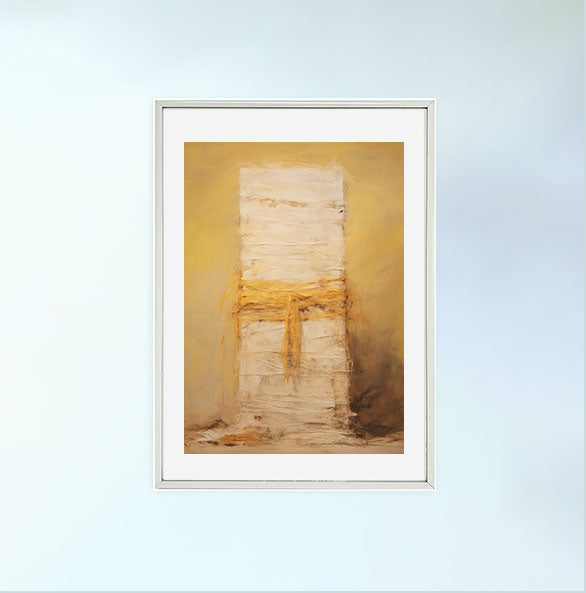 ハロウィンのアートポスター銀フレームあり