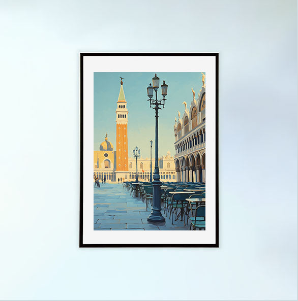 イタリアのアートポスター:italy_7355 / 地図・都市_都市_のポスター画像黒色のフレームイメージ