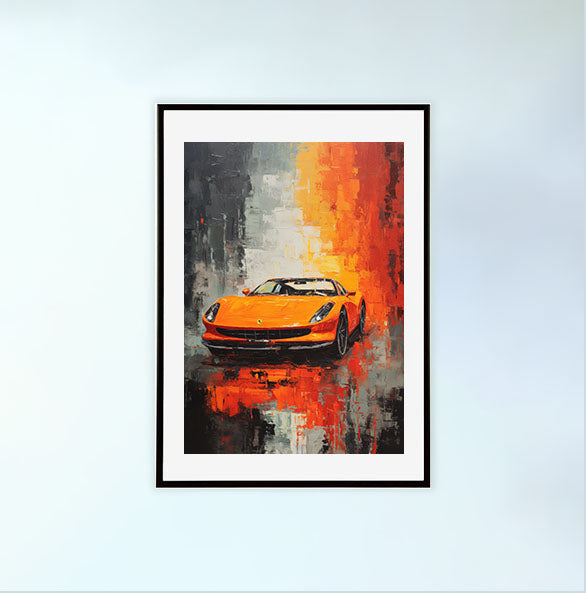 イタリアのアートポスター:italy_ded4 / 地図・都市_都市_のポスター画像黒色のフレームイメージ