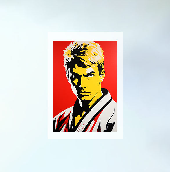 空手のアートポスター原画のみ設置イメージ