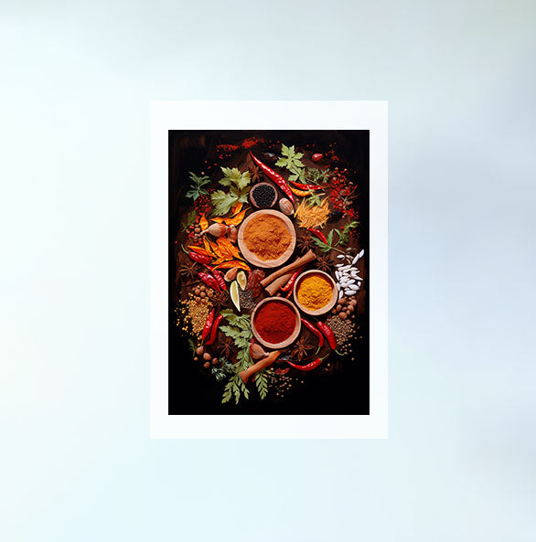 キッチンのアートポスター原画のみ設置イメージ