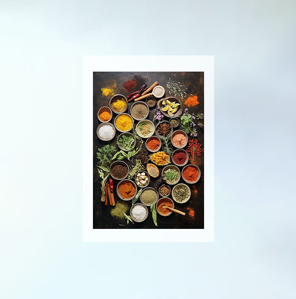 キッチンのアートポスター原画のみ設置イメージ