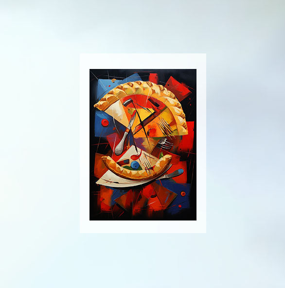 肉のアートポスター原画のみ設置イメージ