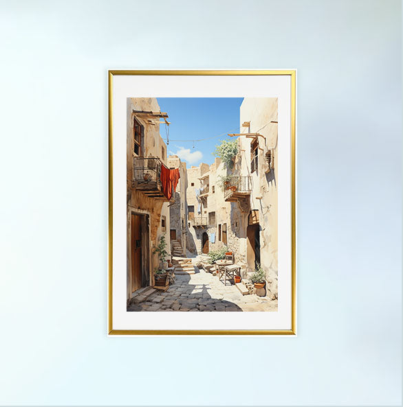 蚊取り線香のアートポスター金フレームあり