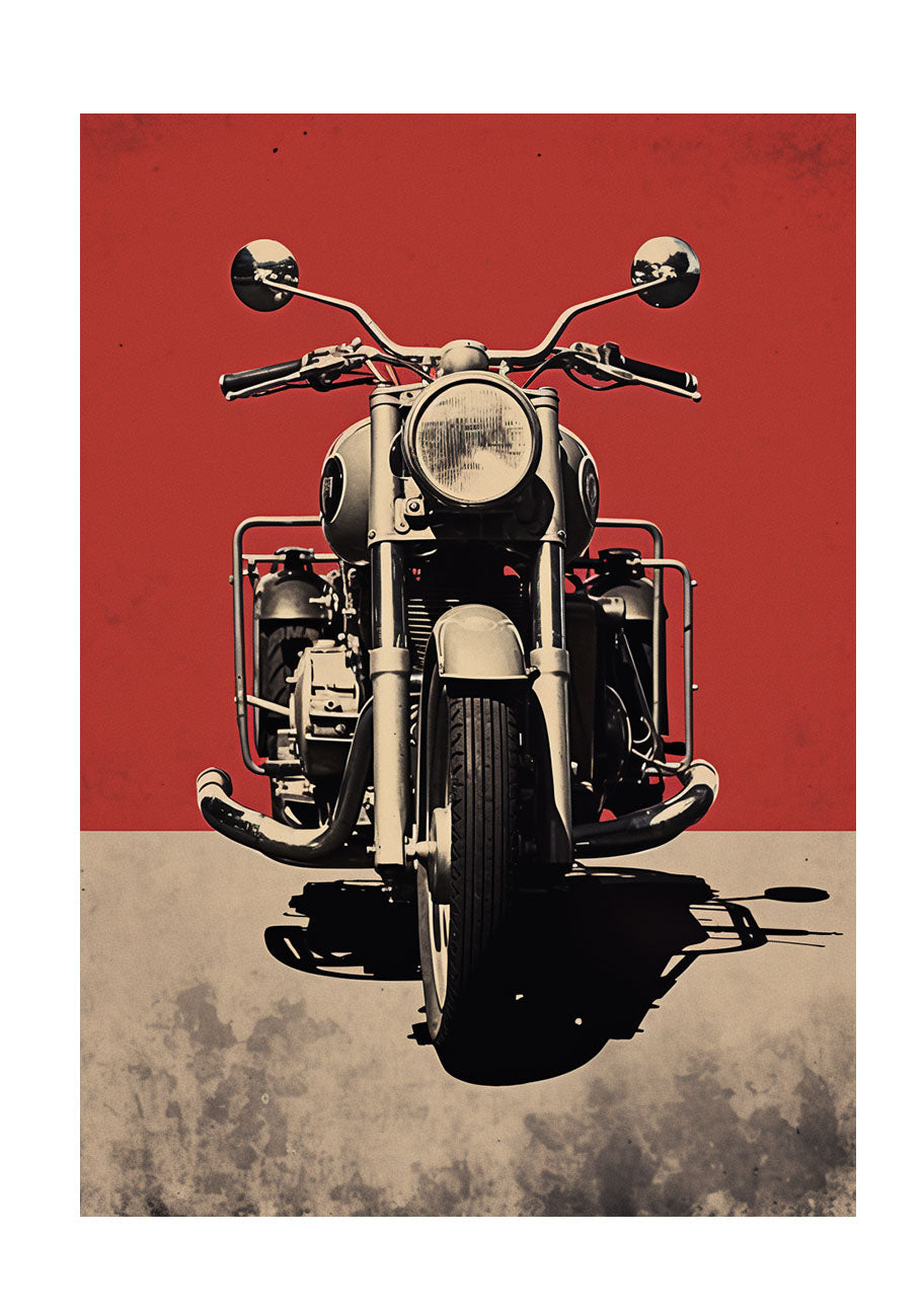 バイクのアートポスター原画のみ